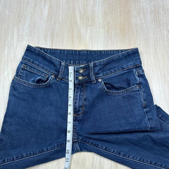 Patagonia Mid Rise Organic Cotton Dark Wash Casual Boot Cut Denim Jeans 28 - Picture 13 of 16